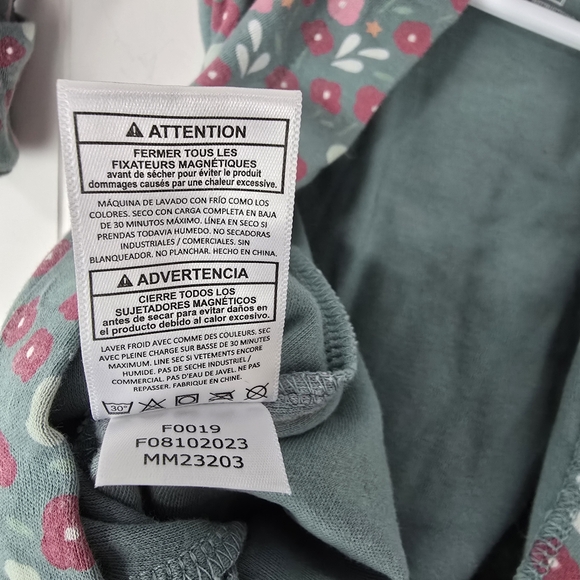 Magnetic Me Footie Floral Print Size Newborn - Picture 12 of 14